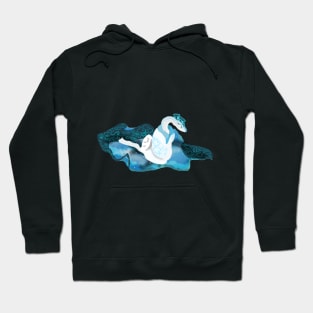 Snake of the moon and water, Benzaiten Hoodie